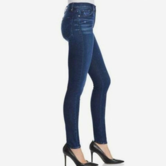 Hudson High-rise Barbara Ribbed Jeans Size 27 - Picture 2 of 8